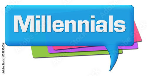 Millennials Blue Colorful Comment Symbol 