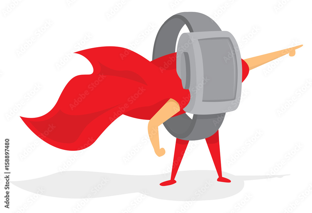 Smart watch super hero with cape Smart watch super hero with cape