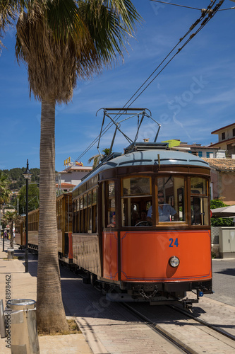 Straßenbahn in Soller auf Mallorca