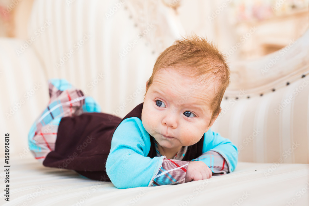 bright portrait of adorable baby bright portrait of adorable baby