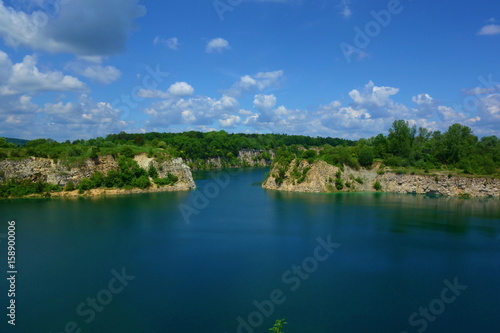 Abandoned quarry in Poland