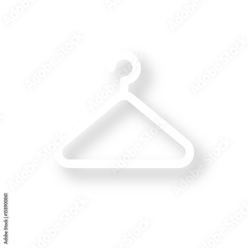 Icon mit Schatten - Kleiderbügel