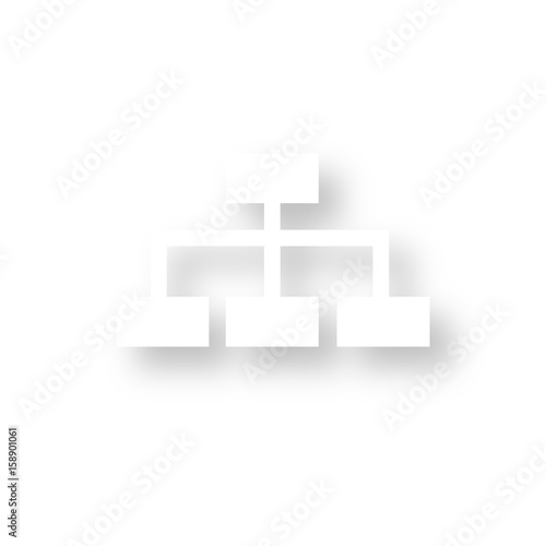 Icon mit Schatten - Diagramm