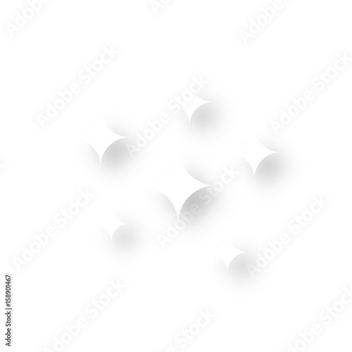 Icon mit Schatten - Glitzer