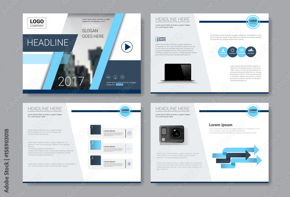 Template Design Brochure, Annual Report, Magazine, Poster, Corporate Presentation, Portfolio, Flyer Set With Copy Space Vector Illustration Template Design Brochure, Annual Report, Magazine, Poster, Corporate Presentation, Portfolio, Flyer Set With Copy Space Vector Illustration