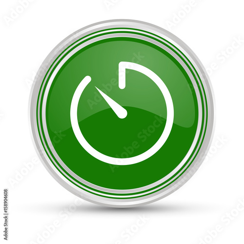 Grüner Button - Stoppuhr -Tacho