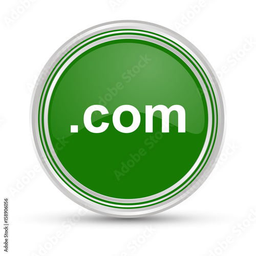 Grüner Button - com-Webadresse