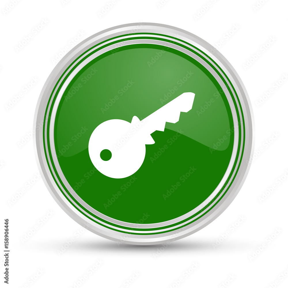 Grüner Button - Schlüssel - Sicherheit Grüner Button - Schlüssel - Sicherheit