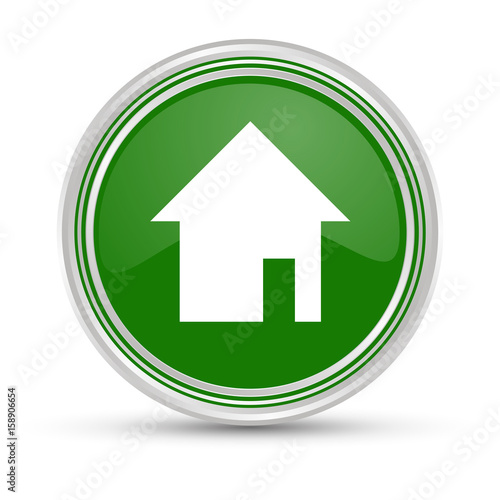 Grüner Button - Haus