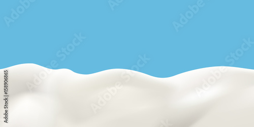 Fresh milk vector background for label design or advertising needs
