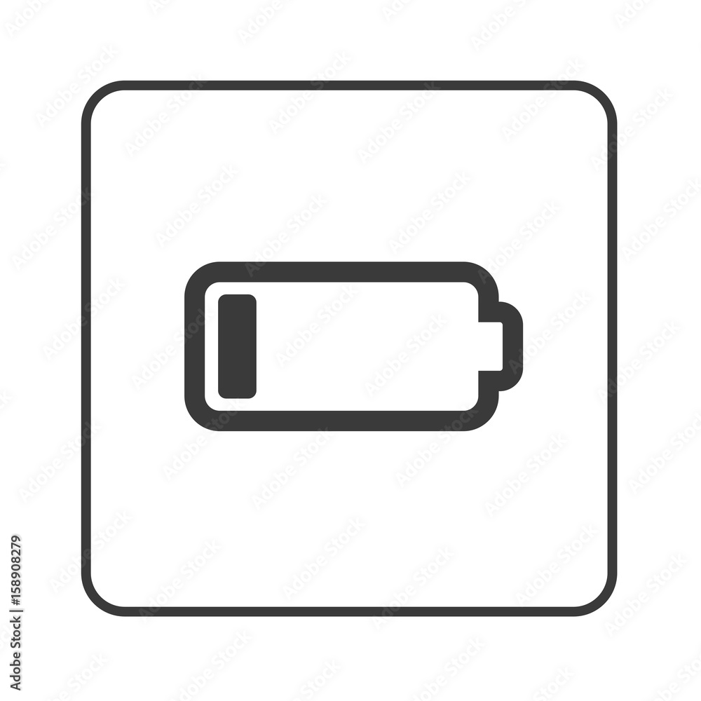 Batterie - Fast Leer - Simple App Icon Batterie - Fast Leer - Simple App Icon