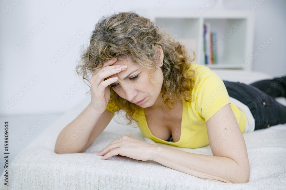 Worried woman Worried woman