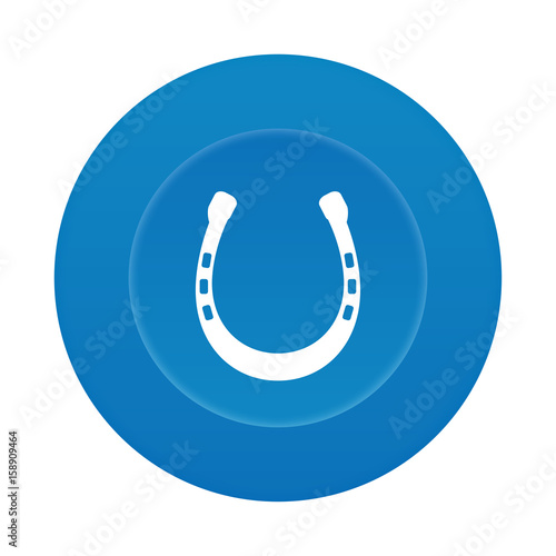 Runder 3D Button - Hufe