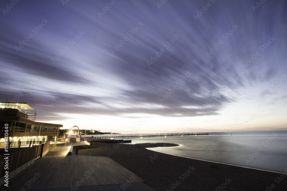 Naklejka premium Scenic popular, Sunset, Frank T., Melbourne, Australia.