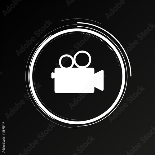 Future Button - Projektor retro
