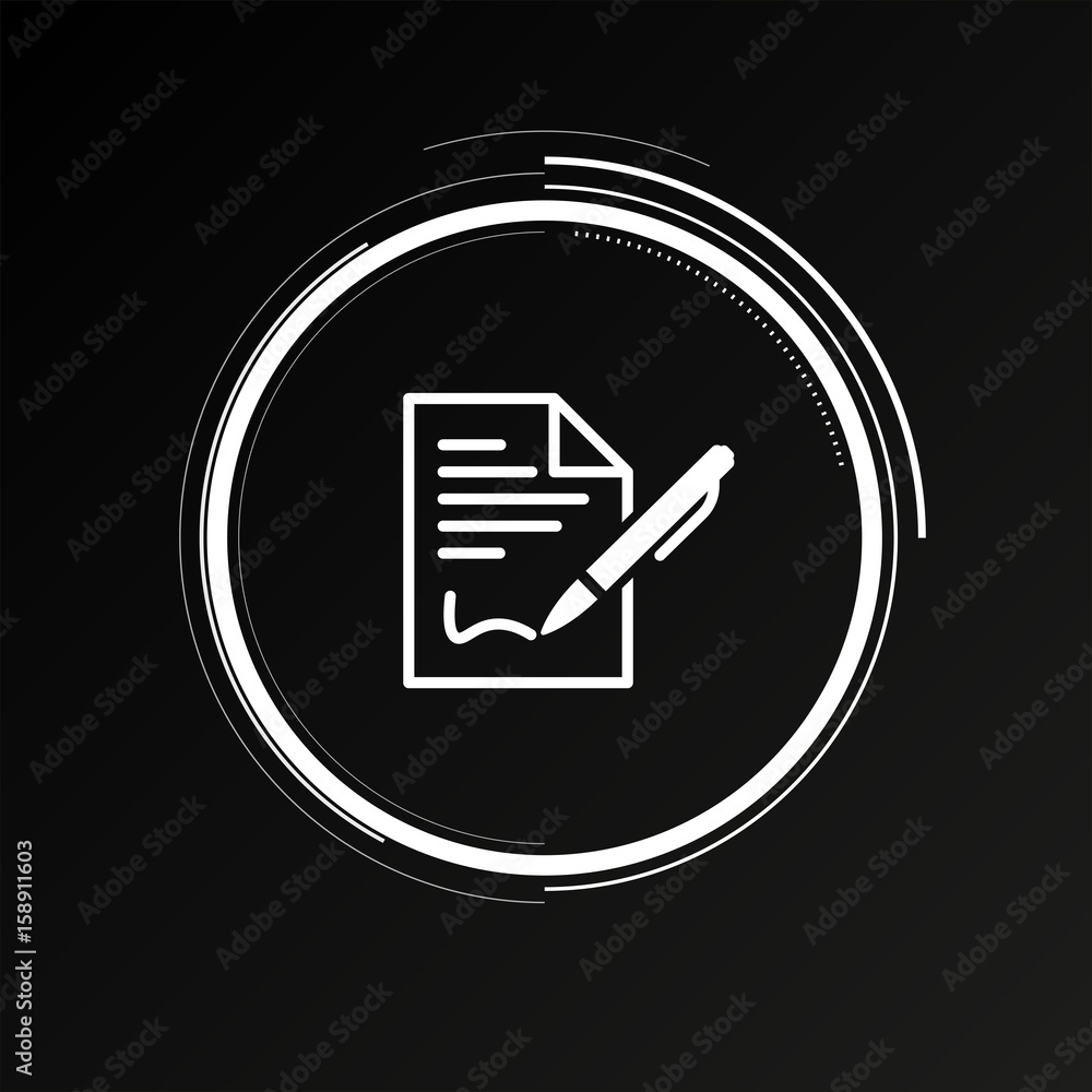 Future Button - Vertrag unterschreiben Future Button - Vertrag unterschreiben