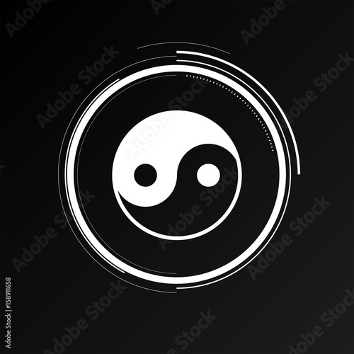 Future Button - Yin-Yang