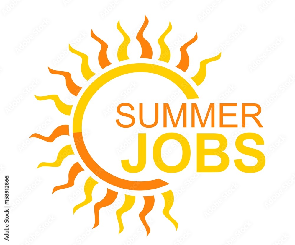 Fototapeta premium summer jobs