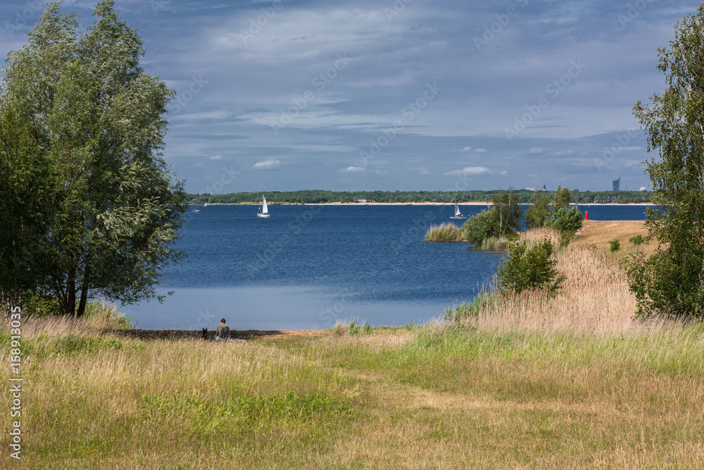 Erholung am Cospudener See bei Leipzig