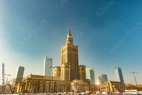 Warsaw Palace of Culture and Science is the city's most visible landmark and tallest building in Poland