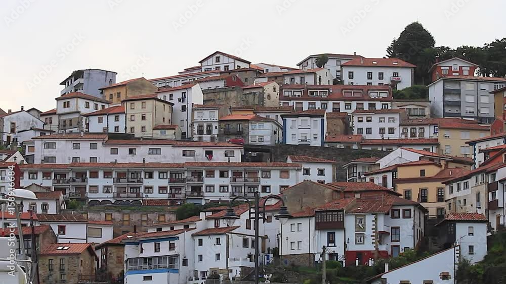 Localidad construida en terrazas. Lastres. Asturias Localidad construida en terrazas. Lastres. Asturias