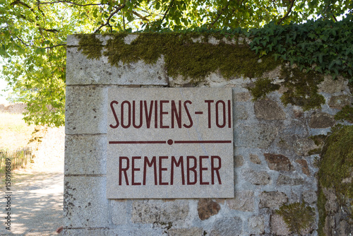 the ruins of oradour-sur-glane