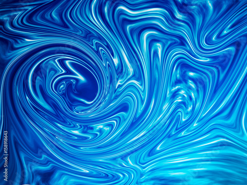 Abstract background blue liquid
