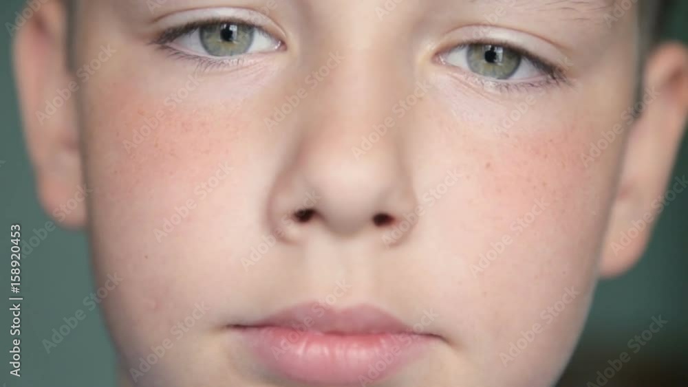 Portrait of a boy close-up Portrait of a boy close-up