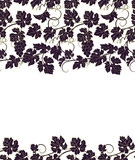 Vector seamless pattern background with vines in vintage style.