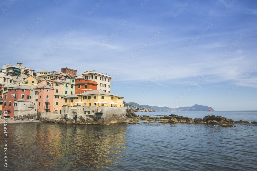 Boccadasse - Genova (Italy) Small fishing village near the city of Genoa.