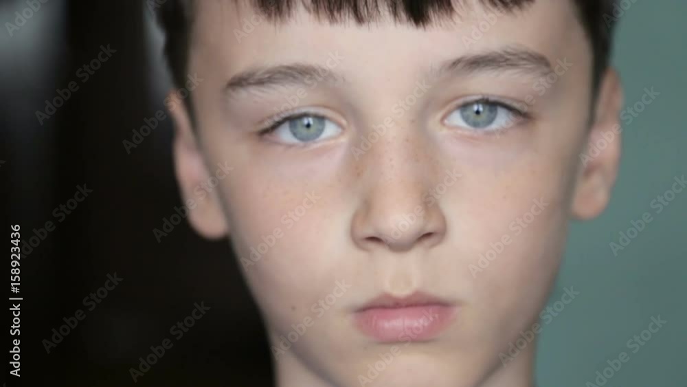 Portrait of a boy close-up Portrait of a boy close-up