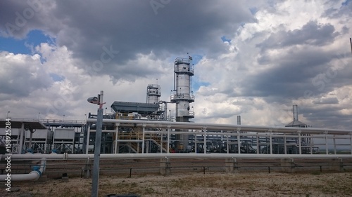 Iraqi kurdistan region oil refinery near the oil fields