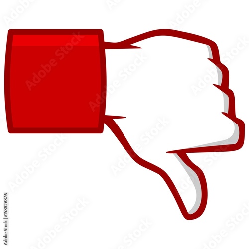 Thumbs Down Social Media Icon