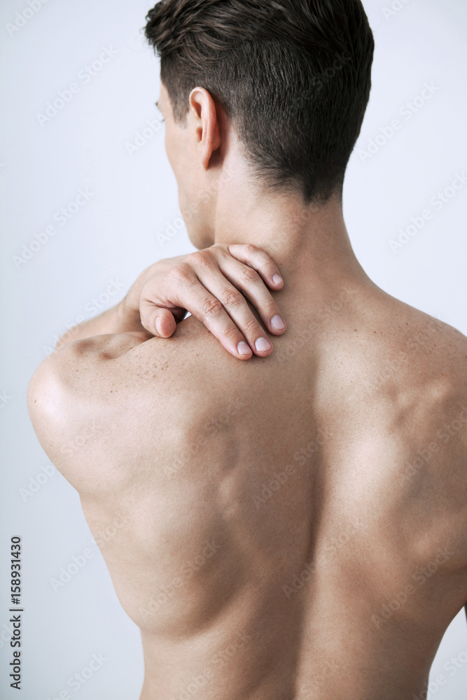 Shoulder pain in a man Shoulder pain in a man