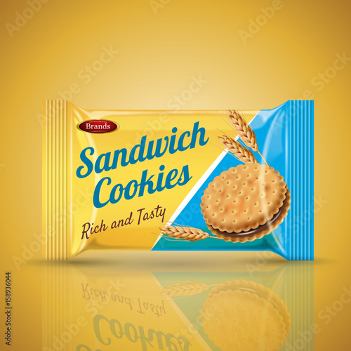 sandwich cookie package design