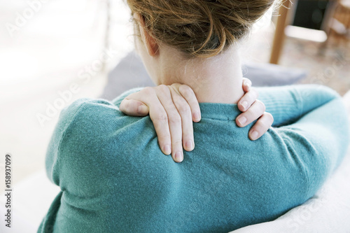 Photos Cervicalgia in a woman