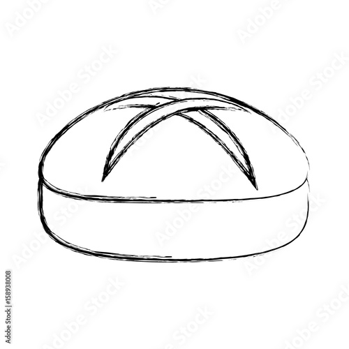 dinner roll loaf vector illustration graphic design icon