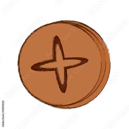 dinner roll loaf vector illustration graphic design icon