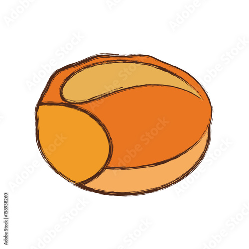 dinner roll loaf vector illustration graphic design icon
