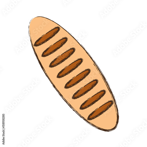 dinner roll loaf vector illustration graphic design icon
