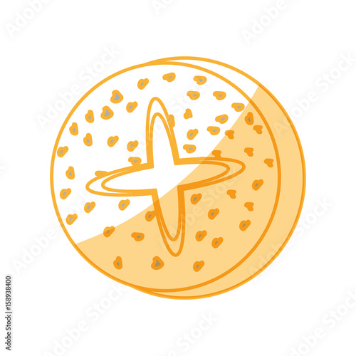 dinner roll loaf vector illustration graphic design icon
