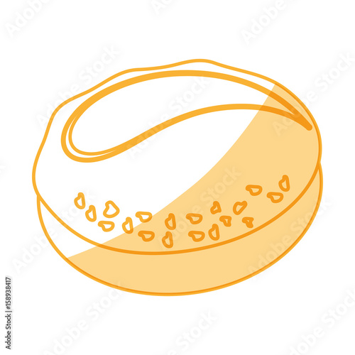 dinner roll loaf vector illustration graphic design icon