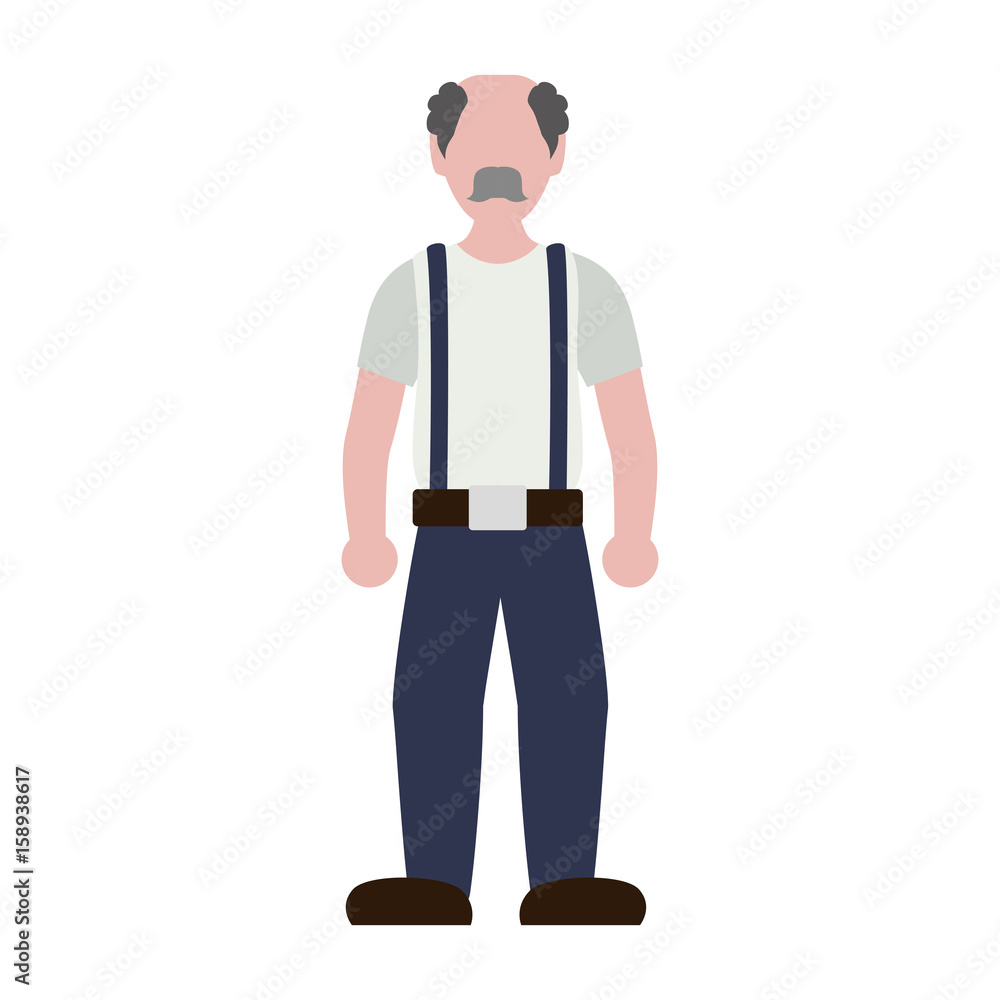 faceless man adult vector illustration graphic design icon