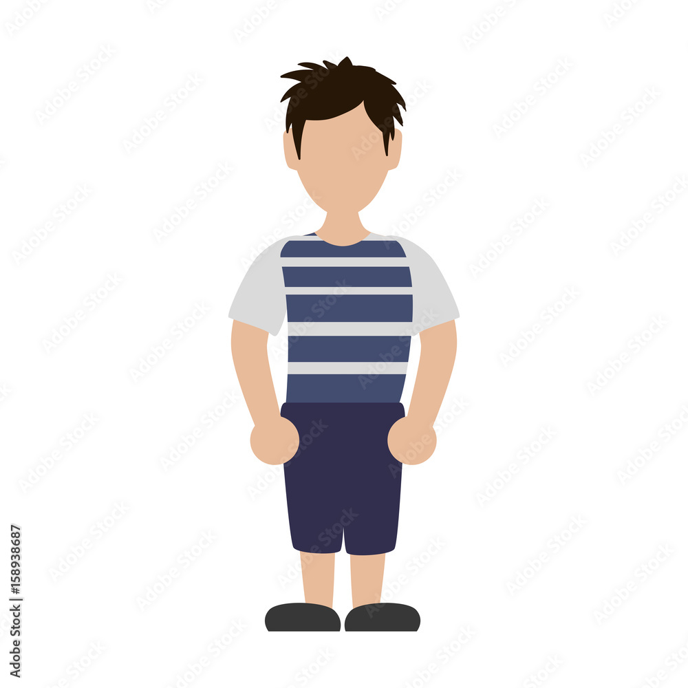faceless man boy vector illustration graphic design icon faceless man boy vector illustration graphic design icon