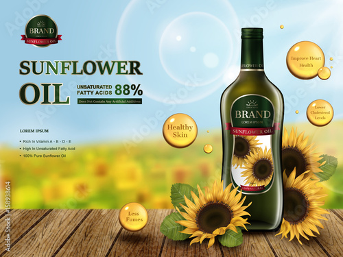 sunflower oil package design