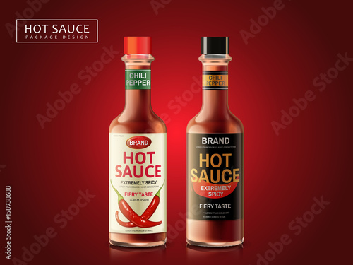 hot sauce package design