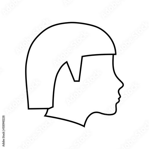 avatar man face icon over white background vector illustration