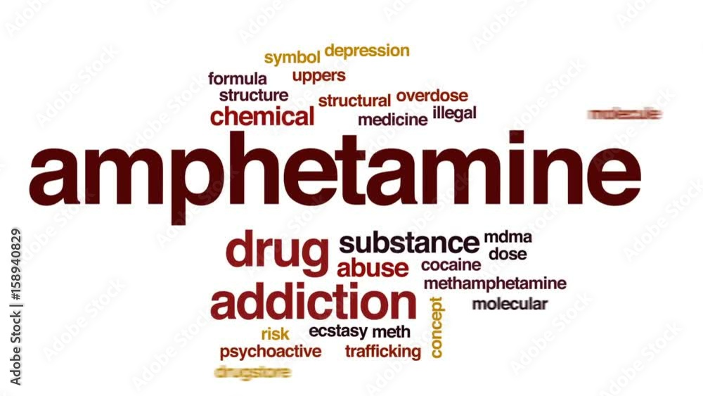 Amphetamine animated word cloud, text design animation. Amphetamine animated word cloud, text design animation.