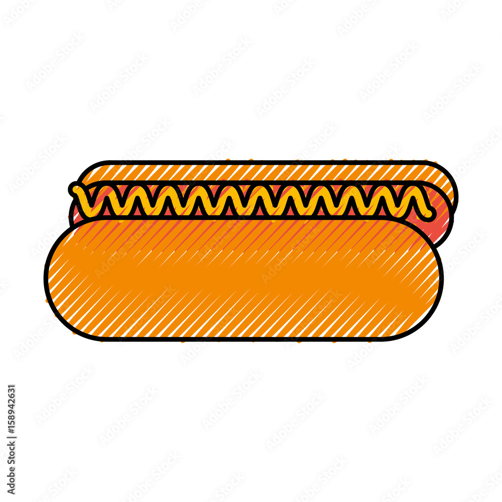 delicious hot dog icon vector illustration design delicious hot dog icon vector illustration design