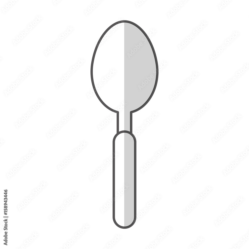 spoon cutlery isolated icon vector illustration design spoon cutlery isolated icon vector illustration design
